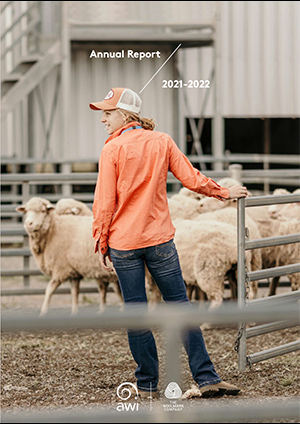 AWI's 2021/22 Annual Report cover page