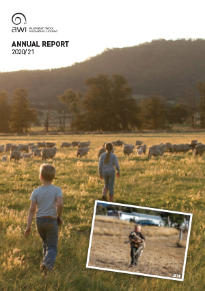 AWI's 2020/21 Annual Report cover page