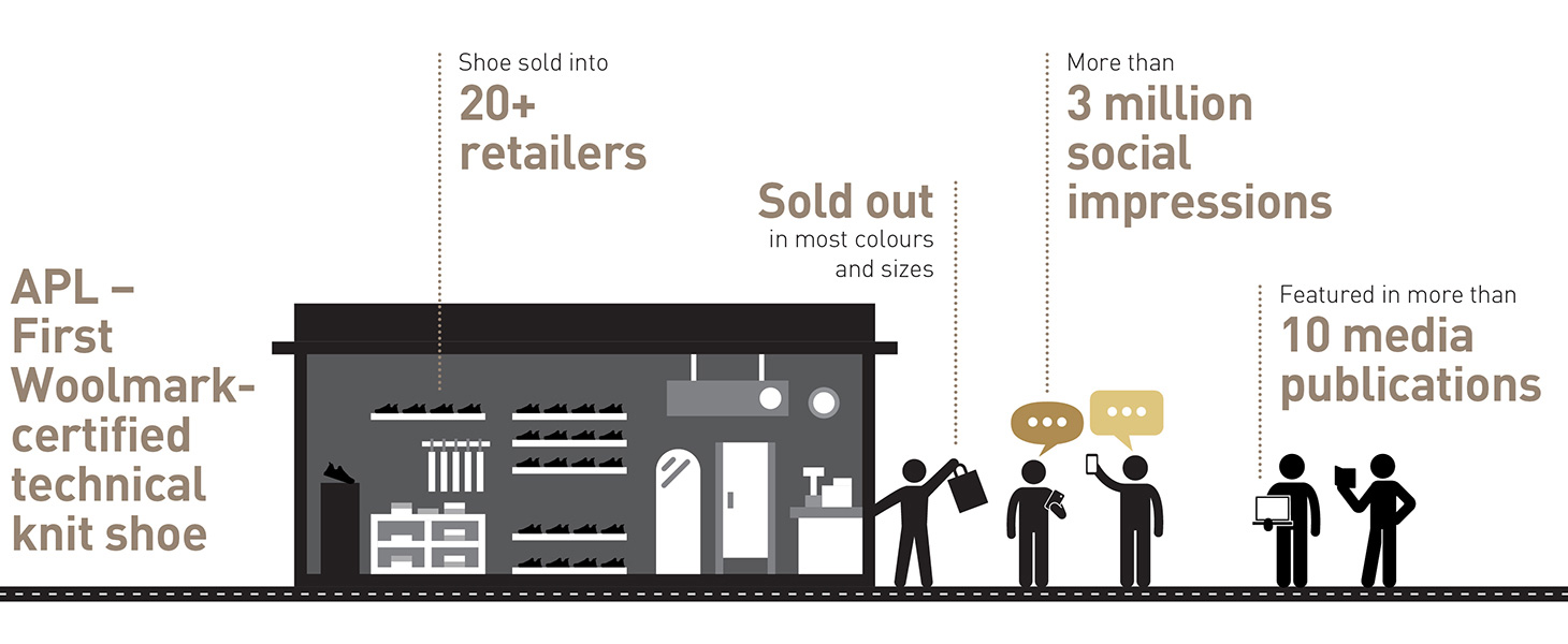 Developing wool shoes